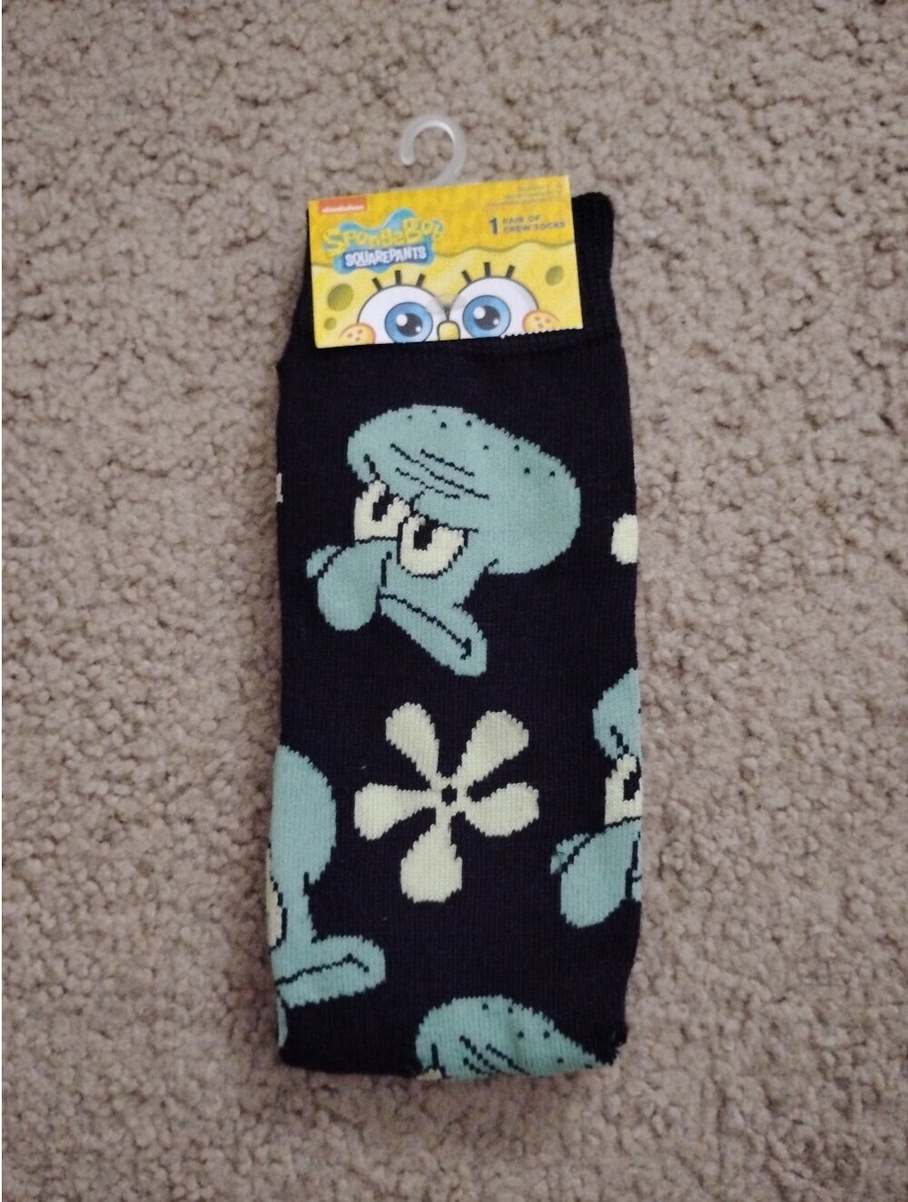 SpongeBob SquarePants Squidward Tentacles Crew Socks